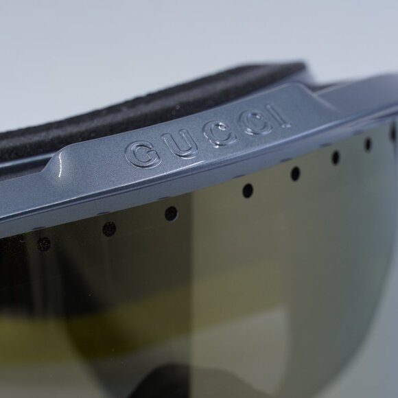 🕶️New Gucci GG1210S 007 Ski Mask - Ruthenium Frame, Brown Lenses - Picture 7 of 9